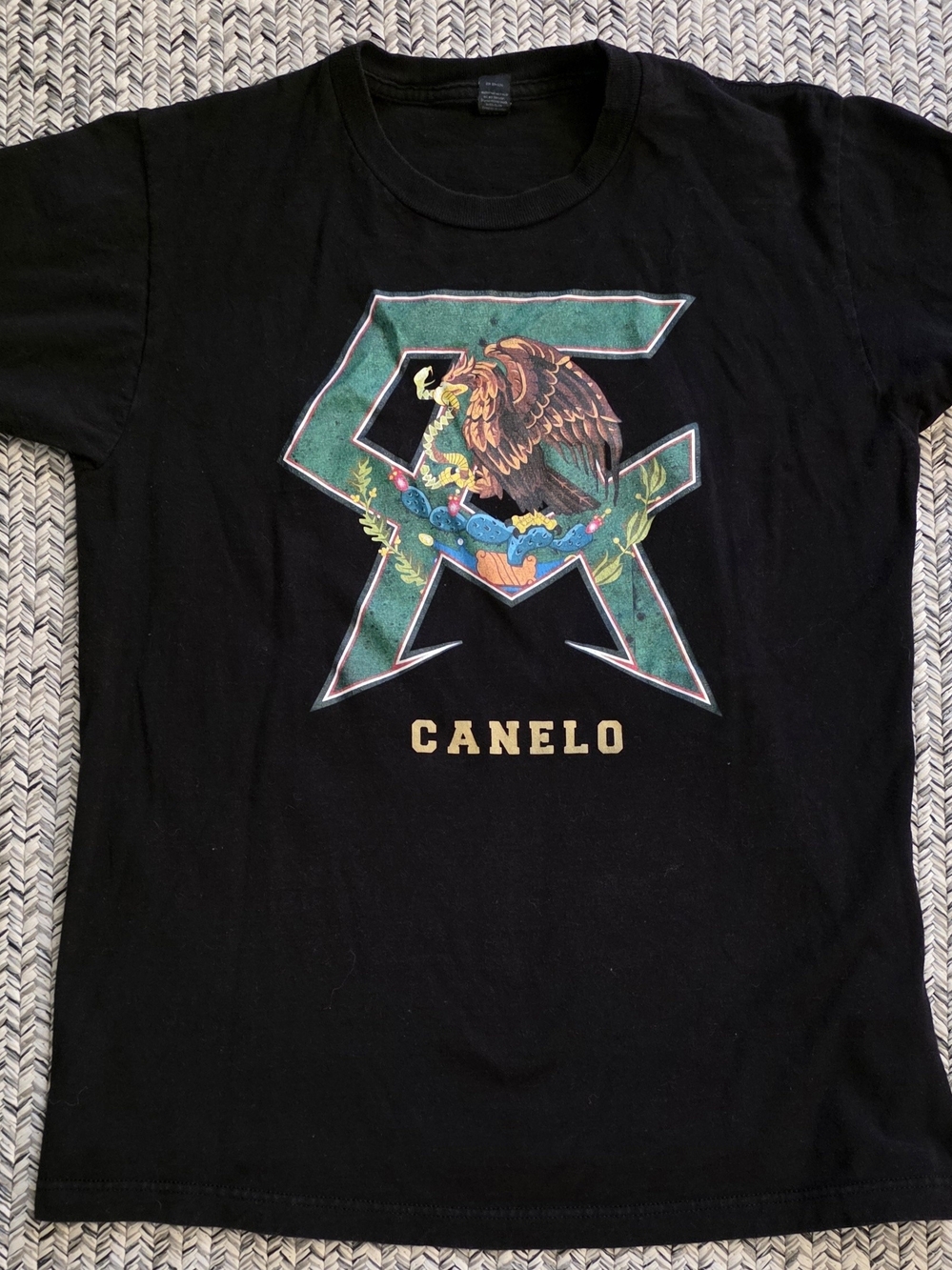 Target Black Canelo Graphic Short Sleeve Tee with Green and Gold Logo